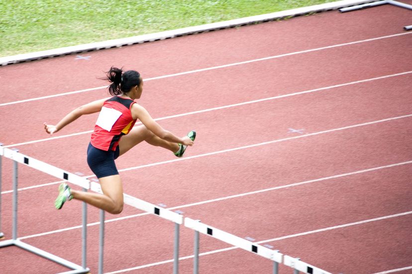 jumping hurdles